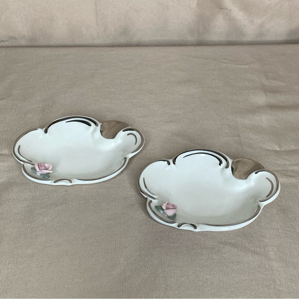 Dresden Porcelain Trinket Holder